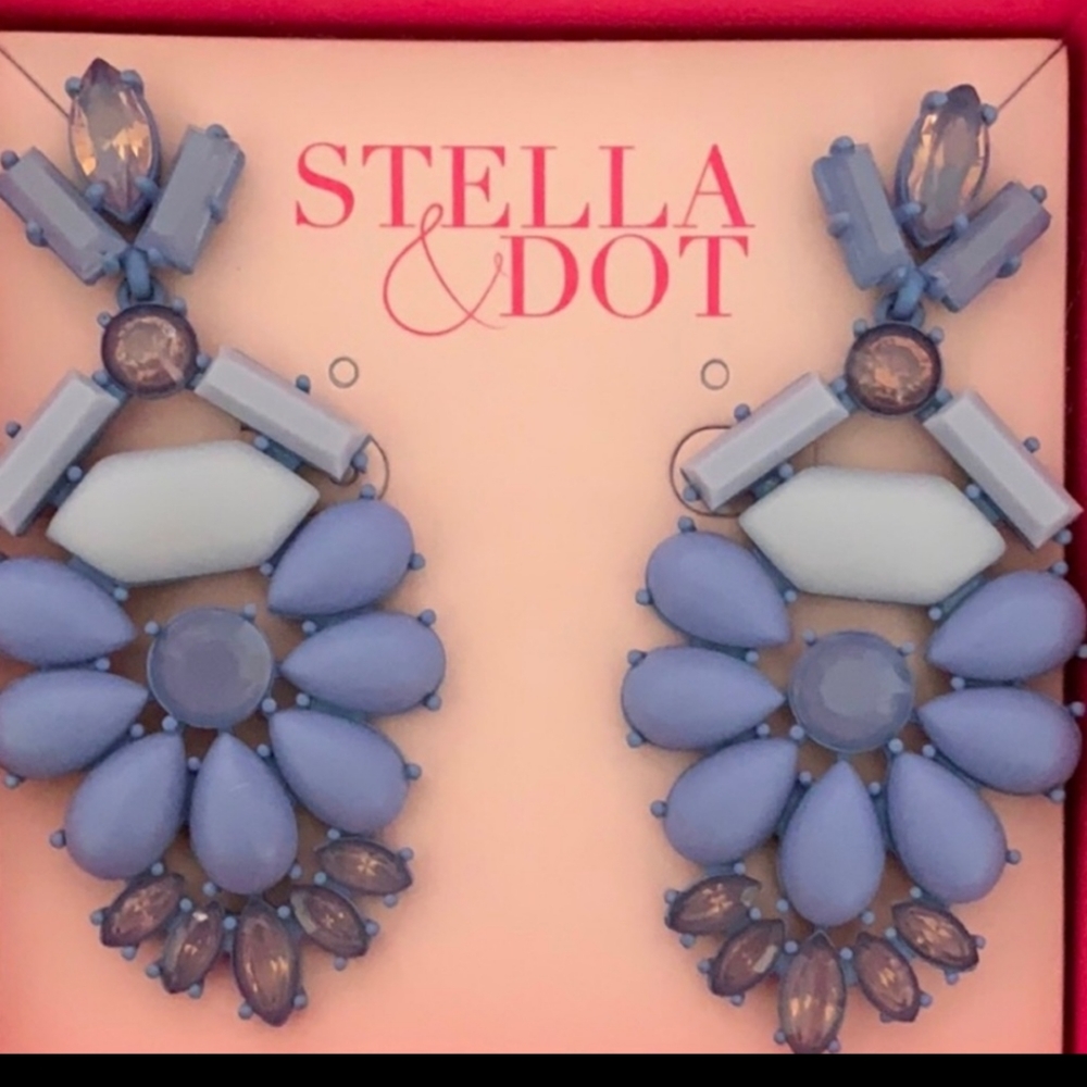 Stella And Dot Statement Earrings - image 1